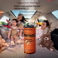 Diffuseur de parfum intelligent en verre pour voiture, désodorisant haut de gamme, ornement de voiture, positionnement dans le porte-gobelet, emballage inclus