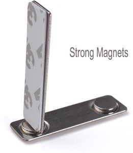 Bền Thời Trang Mạnh Mẽ Hình Chữ Nhật Neodymium Tên Huy Hiệu Nam Châm 45x13mm Bạc Sắt Từ Tính Nhận Tính Chủ - Product Image 5
