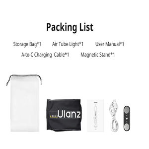 Lampe à colonne d'<span class=keywords><strong>air</strong></span> à fixation magnétique 12W/15W en plastique - Ulanzi UA12 UA20 avec 12 FX 95 CRI <span class=keywords><strong>Max</strong></span> 75 min d'autonomie, sangle de transport incluse - Product Image 4