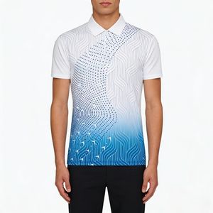 Polo en polyester léger, respirant, à séchage rapide, anti-humidité, avec impression de logo personnalisé, idéal pour les occasions décontractées, professionnelles et en plein air - Product Image 5