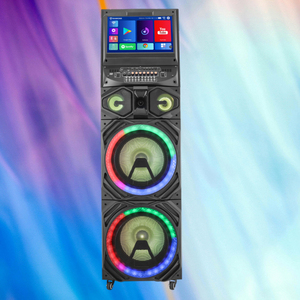 Altavoz de pantalla inteligente Diamond, tableta de Karaoke de 32 GB, <span class=keywords><strong>2</strong></span> micrófonos inalámbricos, sistema de Karaoke profesional, máquina de Karaoke con pantalla lírica - Product Image 6