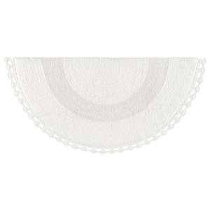 พรมห้องน้ำสไตล์โบฮีเมียนแบบครึ่งวงกลมดูดซับได้ดีขอบถักด้วยมืองานทำมือในห้องน้ำสามารถซักได้ - Product Image 1