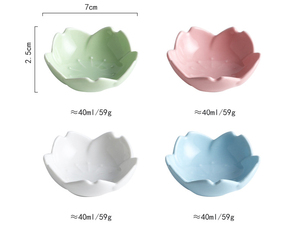 Piatto in gres ceramica Mini stile giapponese Sakura a forma <span class=keywords><strong>di</strong></span> fiore salsa <span class=keywords><strong>di</strong></span> soia piatti per immersione - Product Image 2