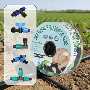 Ruban d'irrigation goutte à goutte 16 mm avec goutteurs plats pour l'agriculture - Product Image 1