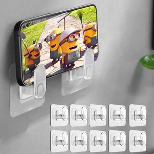 Hai mặt không thấm nước treo móc nhựa trong suốt rắn có thể tháo rời Stick-On cho bức tường PP vật liệu cắt chế biến - Product Image 2