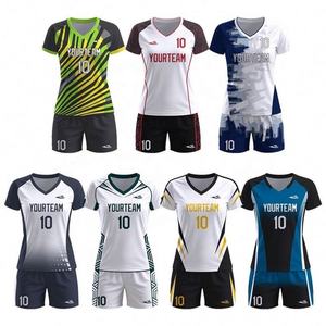 Maglia sportiva Unisex di alta qualità poliestere Set stampa su misura nuova vendita uniforme della squadra per le donne giocatori di pallavolo - Product Image 3