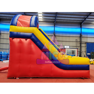 Prix d'usine Toboggan gonflable commercial en PVC à double piste et château combiné, Toboggan gonflable à double piste pour enfants - Product Image 3
