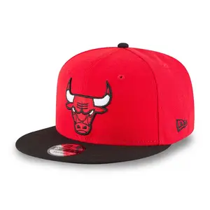 Boné snapback masculino unissex de algodão com borda plana, chapéu personalizado 3D para equipe de basquete Chicago, logotipo personalizado, vintage, esportivo e unissex