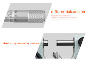 Qinghai Qingliang ad alta precisione in acciaio inossidabile ad alta precisione calibro a leva calibro micrometro 0-25mm 0.001mm di misura - Product Image 6