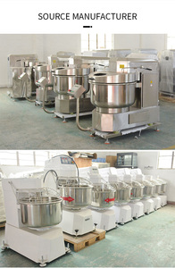 75kg 100kg 125kg 150kg Customizable Commercial Kneading Flour Dough <strong>Kneader</strong> <strong>Machine</strong> Bread Heavy Duty <strong>Spiral</strong> Mixer For Bakery - Product Image 2