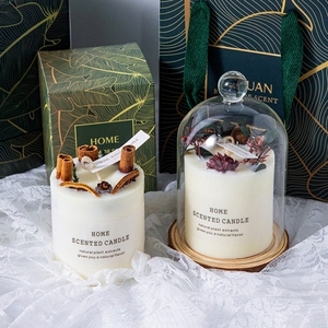 Nouvelles <span class=keywords><strong>bougies</strong></span> décoratives parfumées à l'orange séchée et à <span class=keywords><strong>la</strong></span> cannelle, avec coffret cadeau de luxe - Product Image 3