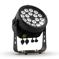 Luz LED Par con Control Remoto IR 6 en 1, 18x10 RGBWA+UV DMX, Resistente al Agua IP65, para Iluminación Profesional de Escenarios, con Certificación CE RoHS