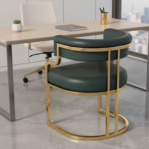 <span class=keywords><strong>Chaise</strong></span> de salle à manger moderne de luxe en cuir PU durable avec pieds en métal pour la maison et le bureau, salons et services de beauté - Product Image 1