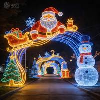 Décoration de renne rougeoyante faite à la main de qualité supérieure-Lanterne de renne LED pour décoration extérieure de Noël e