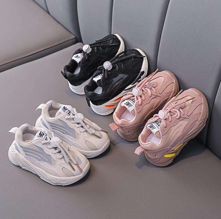 Spring And Autumn Children's Shoes Wholesale Boys Sports Shoes Korean Girls Breathable Running Shoes Fashion Trend Kid's Sneaker 