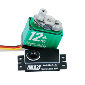 PTK 9490 MG-D 9g 12KG ดิจิตอล RC แรงบิดสูง กันน้ำ คอร์เลส สำหรับเครื่องบินปีกตรึง รถยนต์ รถบังคับวิทยุ  วัสดุสแตนเลส - Product Image 5