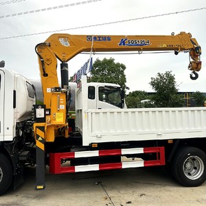 Grúa Montada en Camión Isuzu 4x2 con Pluma de Largo Alcance para Construcción, Elevación, Mantenimiento de Servicios Públicos y Manipulación de Carga - Product Image 3
