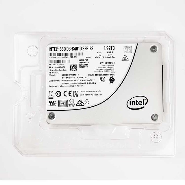 Low-Price Intel S4510/S4520/S4610/S4620 SATA SSD 240GB/480GB/960GB/1.92TB/3.84TB/7.68TB for DELL/HPE/Lenovo/Xfusion Server New