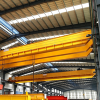 Pont roulant industriel à double poutre électrique avec système de commande par pendentif et télécommande