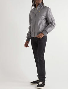 جاكيت رجالي عالي الجودة عالي الجودة من MOUNTNEVE بشعار مخصص بمقاسات كبيرة ، جاكيت من الجلد الصناعي للشتاء ، جاكيت من الجلد الصناعي مطرز Oem - Product Image 5