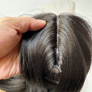 New Lụa Yaki Thẳng Một Gói Giải Pháp, Gói Tóc Tổng Hợp Bó Với 2X4 T Phần Làm Bằng Tay Ren Đóng Cửa Vàng Yaki 4Pcs - Product Image 5