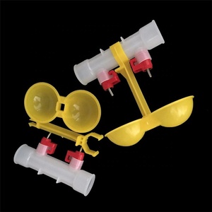 Alimentador automático de pollo, Equipo de cultivo de aves de corral, <span class=keywords><strong>bebedero</strong></span> de <span class=keywords><strong>doble</strong></span> pezón, taza de agua colgante - Product Image 6