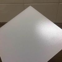 Diffuseurs PS en polystyrène, opale translucide personnalisée/polystyrène givré blanc laiteux/panneau de panneau de plaque de feuille de diffuseur de lumière PS