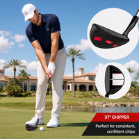 Putter en alliage TUG070 Dynamic Snail pour droitier avec manche en acier inoxydable pour hommes, compatible avec la personnalisation OEM CNC