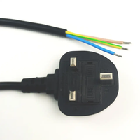 Câble d'extension électrique pour ordinateur 13A homologué BSI, Royaume-Uni, 3 broches, alimentation CA BS1363, câble füzé femelle IEC pour appareils ménagers