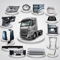 Kit de pièces de carrosserie extérieures de haute qualité pour camion JAC Gallop K7 : phare, pare-chocs, rétroviseur latéral, marchepied, panneau d'angle et accessoires