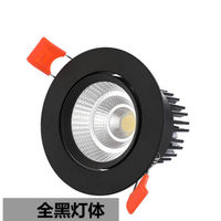 5W 7W 12W 20W 30W, haute qualité, usine, prix de gros, panneau d'éclairage encastré COB vers le bas, Spot de plafond, applique murale
