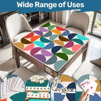 Tapis de Mahjong, housse de table de jeu et accessoires de style moderne du milieu du siècle