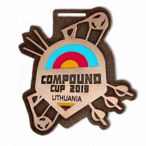 Medalla de Orden de Carnaval Dorada Personalizada 2023 en Oferta para Cinta - Product Image 4