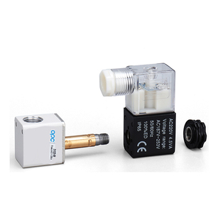 Composant pneumatique Série 2V, électrovanne 2 positions 2 voies, taille G1/8'' G1/4'', 12V/220V/110V/24V, pour outils pneumatiques, électrovanne 2V - Product Image 3