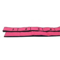 Cinta elástica de nailon con logotipo personalizado, 12 lazos, para Fitness, fisioterapia, Yoga