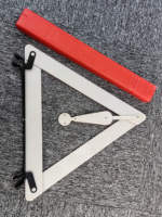 Triangle d'avertissement d'urgence pliable pour la sécurité routière