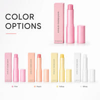 Baume à lèvres hydratant 3g aux fruits, gelée de pétrole en stick, 5 couleurs, faible MOQ 3 pièces, vente en gros, logo personnalisé