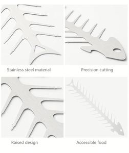 Brochettes réutilisables en acier inoxydable pour barbecue, idéales pour la viande et le poulet, outil de service - Product Image 4