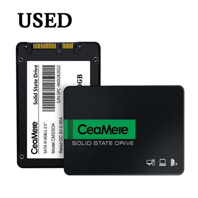 Second hand & Used SSD 32GB 64GB 120GB 128GB 240GB 256GB, 100% Health, Real Capacity, about 10 power cycles, Wholesale from SSD