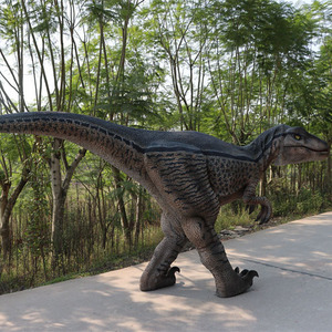 Disfraz de Dinosaurio Velociraptor Realista Personalizado, Robot de Tamaño Real para Espectáculos Jurásicos, Parques de Aventuras, Museos, Cosplay para Adultos - Product Image 5