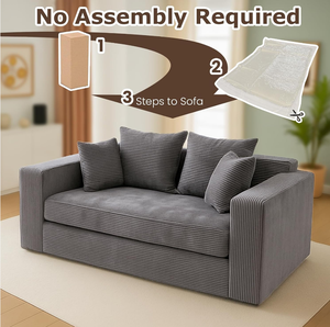 Divano singolo di lusso per soggiorno, in schiuma compressa, pressato in scatola, con spugna sottovuoto - Vendita diretta - Product Image 4