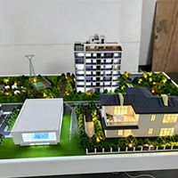 Maquette de maison 3D personnalisée en sable pour l'aménagement intérieur et paysager, modèles architecturaux à l'échelle pour la construction