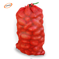Maroc Algérie Tunisie Afrique du Sud Zimbabwe Malawi 52*85cm Sacs en filet tubulaires circulaires en PP pour l'emballage des oignons Impression