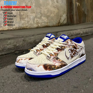 Chaussures personnalisées pour hommes, design <span class=keywords><strong>rétro</strong></span>, à lacets, de sport, de marque personnalisée, baskets de basketball d'extérieur pour hommes - Product Image 1