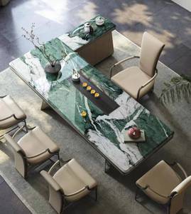 Piedra Natural de lujo, losa de mármol de Brasil, cuarcita verde de lujo para sala de estar, comedor, dormitorio - Product Image 6