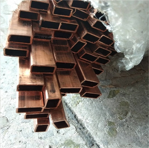 <span class=keywords><strong>Tube</strong></span> plat rectangulaire en cuivre violet T2 de haute qualité 99,97 %, 15x15mm, dimensions personnalisables, soudage par cintrage EAST - Product Image 3