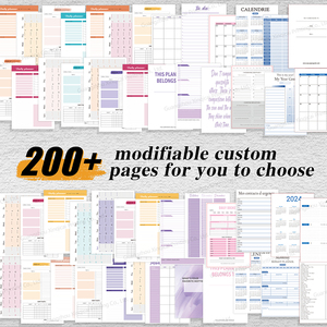 Settimanale Mensile Custom Design Agenda Organizer Planner Notebook - Product Image 5