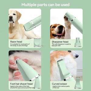 Tondeuse Électrique pour Chien en Acier Inoxydable Écologique, Rechargeable sur Batterie, Silencieuse, Kit de Toilettage Complet Portable - Product Image 3