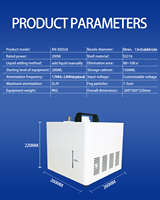 Humidificador de 2L Modelo 2021 con Batería, Adaptador de CC de 48V para Nebulizador Ultrasónico para Humidificación de Granjas
