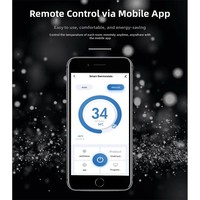 Termostato Blanco con Control Remoto por Aplicación, Programable 5+2, para Sistemas de Calefacción HVAC Domésticos